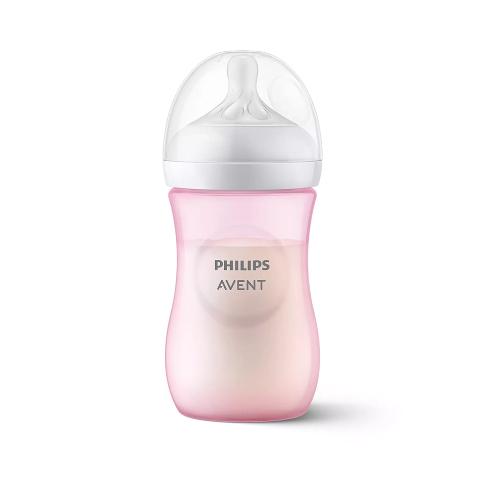 AVENT - NATURAL RESPONSE Πλαστικό Μπιμπερό 1m+ (ροζ) - 260ml SCY903/11